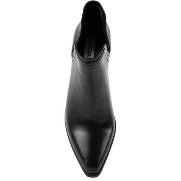 Steve Madden Havannah Black Leather Ankle Booties Size 7.5 NEW - Picture 7 of 11